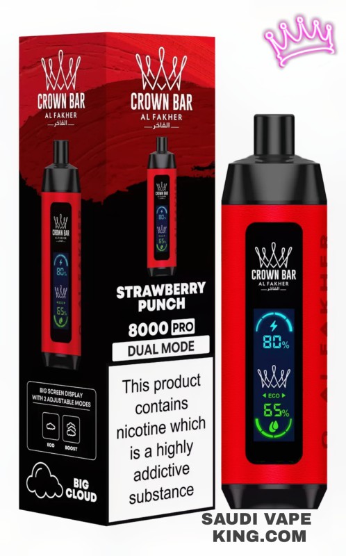 CROWN BAR AL FAKHER STRARBERRY PUNCH